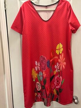 Miss Versa resort dress Raspberry 2XL